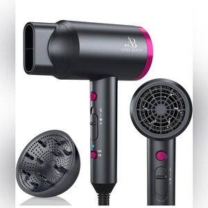 Anne Betty Hair Dryer with Diffuser 1800 Watt lonic Hair Dryer